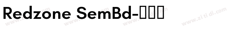 Redzone SemBd字体转换 Redzone SemBd字体转换